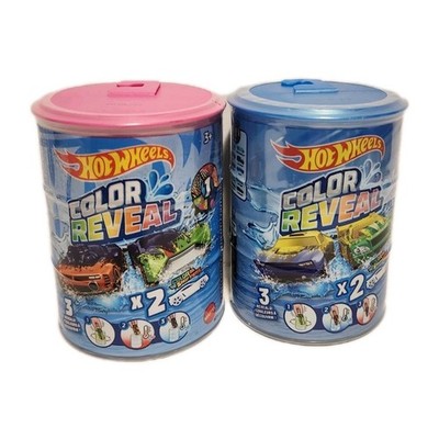 Hot Wheels Color Reveal Mystery Color Shifters 2 Car Pack - Lot of 2