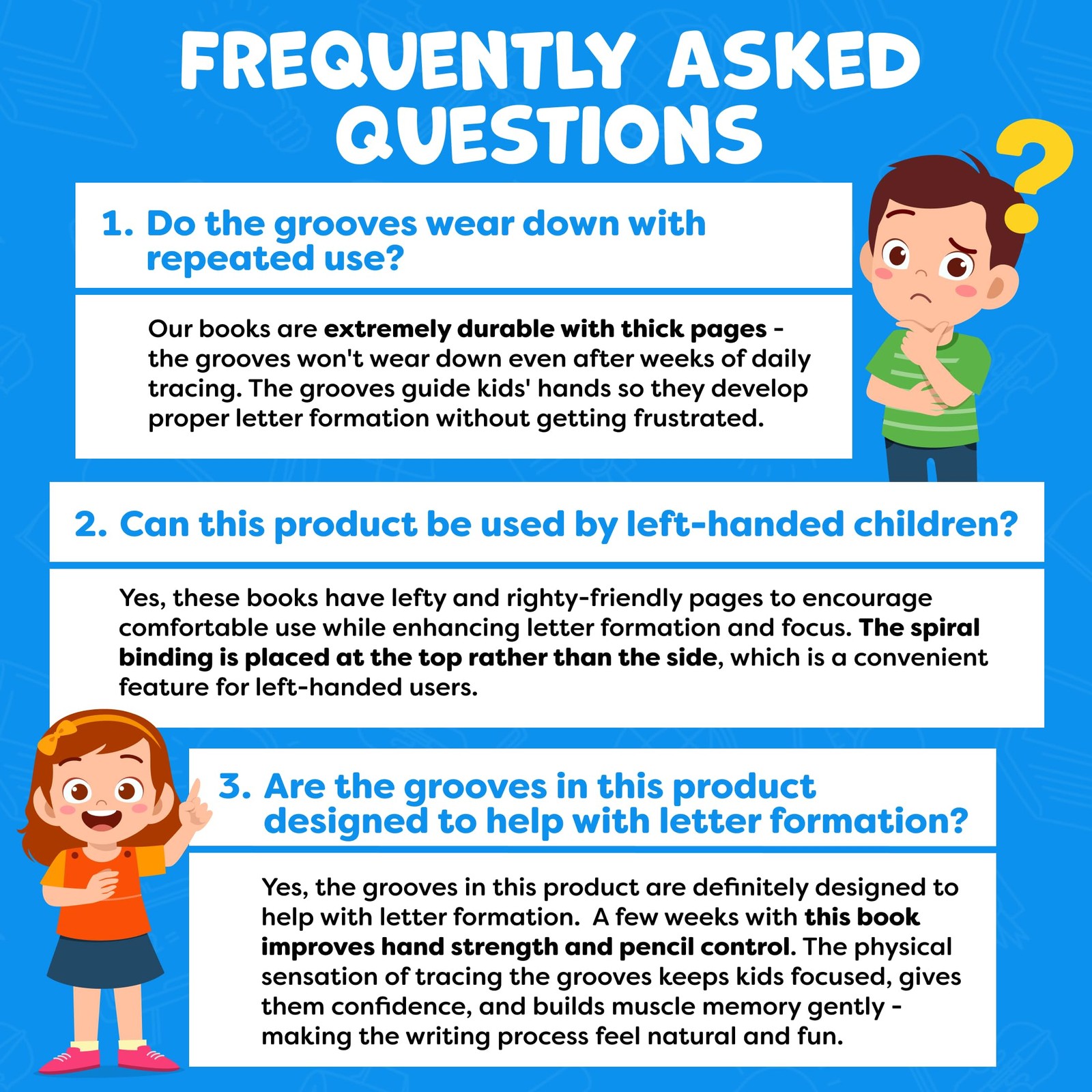 Magic Grooved Writing Practice for Kids - Grooved Handwriting Practice for Ki...