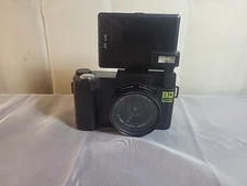 Digital Cam Vlogging Camera 2.7K UHD Video 24 MP Photo Flip Rotate Selfie Screen