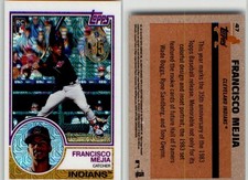 Francisco Mejia 2018 Topps 1983 Silver Pack Mojo #47 Indians RC Rookie