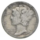 G+ 1919 Mercury 90% Silver Dime *8195