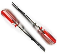 1 PS Elevator Drop Key Double Knuckle Emergency Drop Key Red Handle with Printed