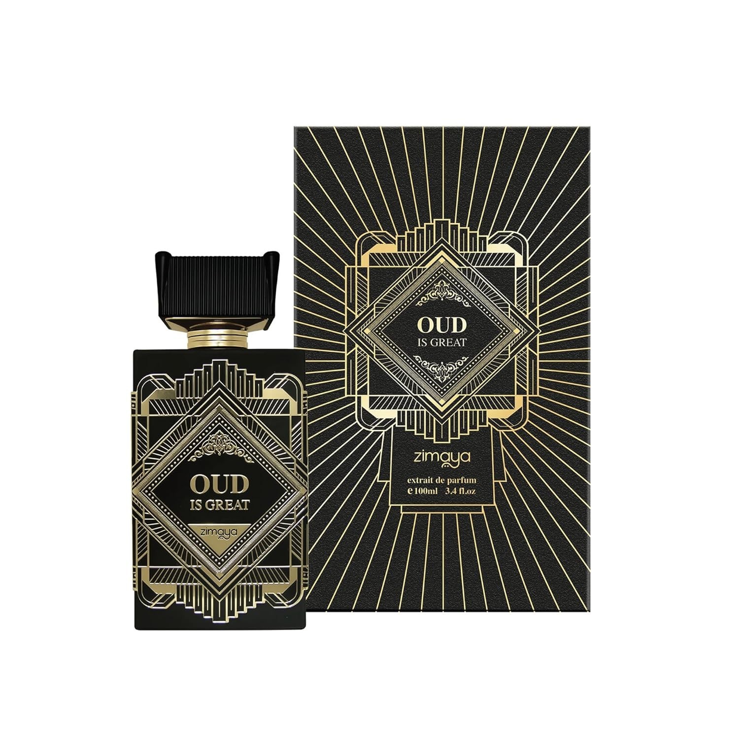 zimaya Oud is Great Unisex Extrait De Parfum, 3.4 Fl. Oz