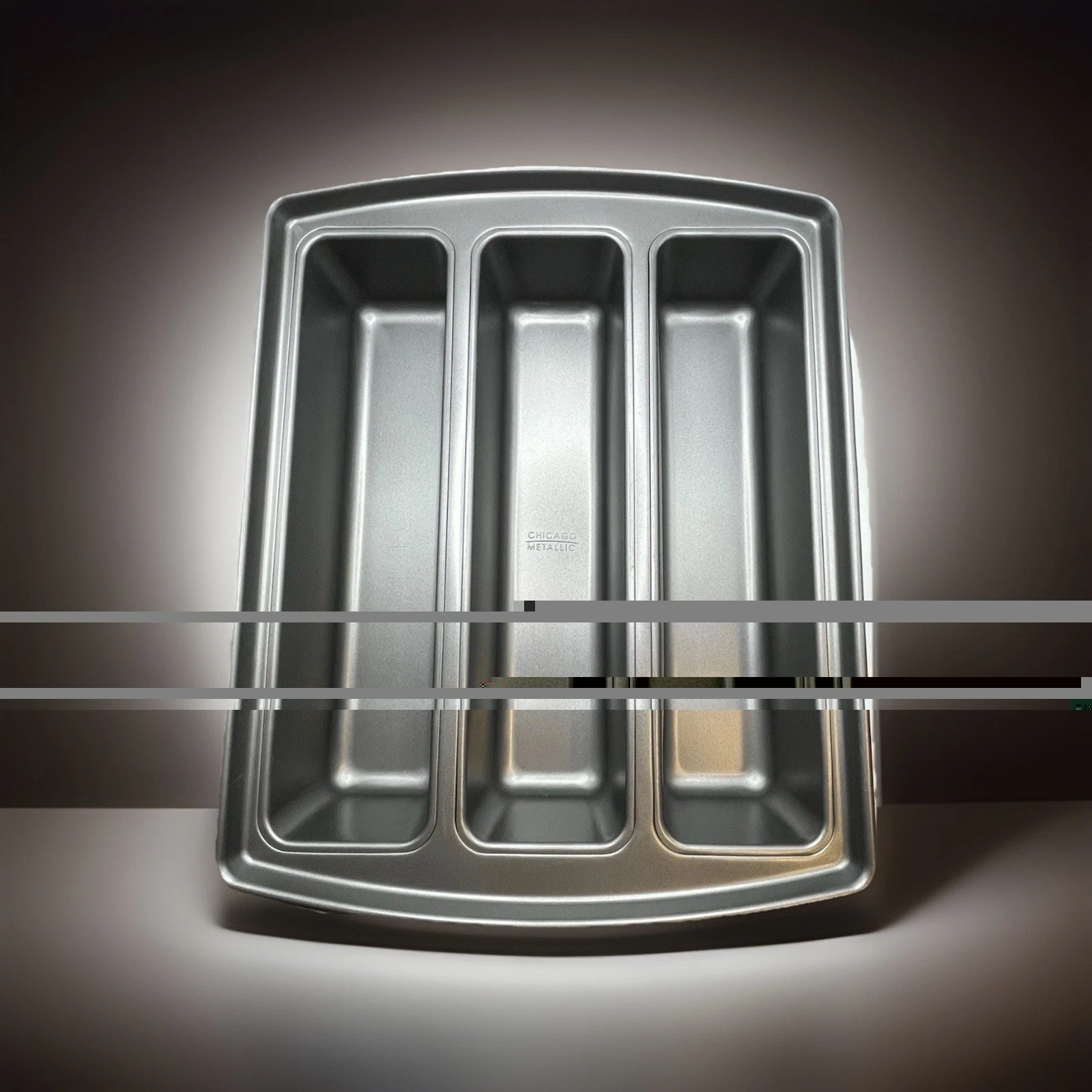 Large Chicago Metallic Professional Lasagna Trio Pan, Perfect For Loaf Bread