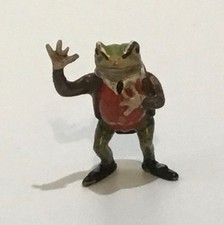 Franz Bergmann Vienna Bronze Beatrix Potter minature JEREMY FISHER Frog, Vintage
