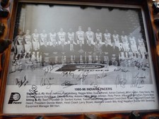 Reggie Miller/Larry Brown Autographed Signatures Indiana Pacers 1995 1996 Photo