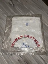 Vintage Lehman Brothers Kuhn Loeb POWER BROKERS. T Shirt. Med. 1980 Orig.plastic