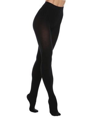 Women's 80 Den Soft Opaque Tights Large-X-Large Totally Black