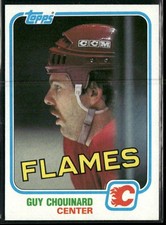 1981-82 Topps Guy Chouinard #6 Calgary Flames