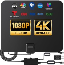 8000 Miles Digital TV Antenna Indoor HDTV Amplified Signal Booster 4K HD 1080P
