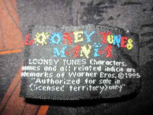 Looney Tunes Mania Tie Bugs Bunny Daffy Duck Tazmanian Devil tools ~ 5004 - Picture 6 of 7