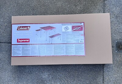 Supreme®/Coleman® Folding Table Set Supreme Coleman Folding Table Set (SS24) - $298