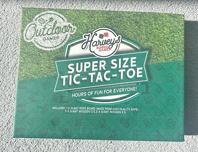NEU Harveys ''gelangweilt'' Outdoor-Spiele Supergröße Nullen & Kreuze Weihnachten/Gastgeberin Geschenk