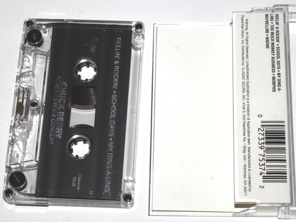 Chuck Berry - Toronto Rock Concert (Cassette Tape) PLAY TESTED - Image 3 of 4