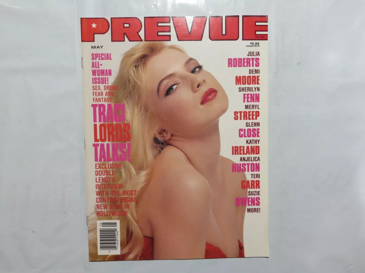 TRACI LORDS Prevue Magazine May 1991 KATHY IRELAND AX | eBay
