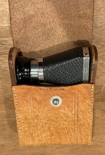 Vintage 1950's Opera Glasses Binoculars LEATHER CASE Japan WORK GREAT 3X10 - Picture 6 of 10