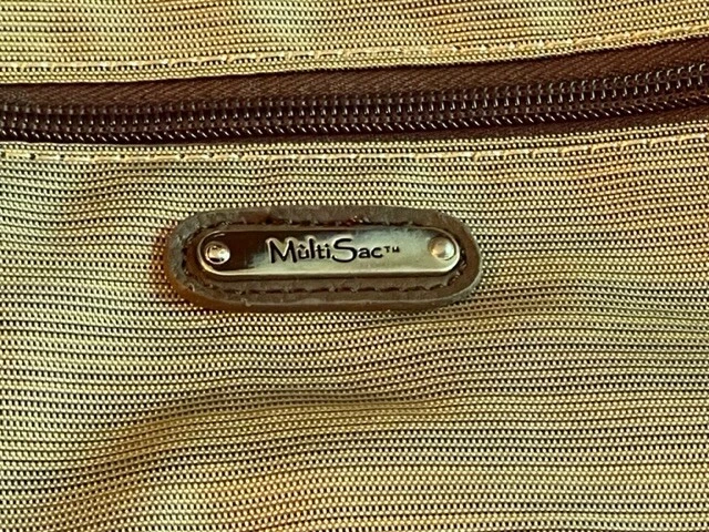 Multi-Sac Bolso de Hombro Tostado Tela Hobo Monedero Nuevo con Etiquetas Foto 3 de 4