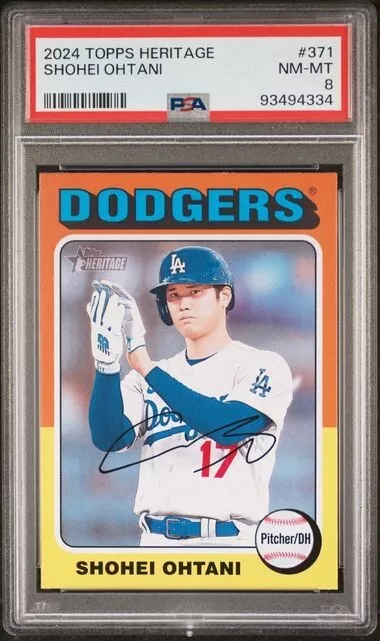 Shohei Ohtani trading card