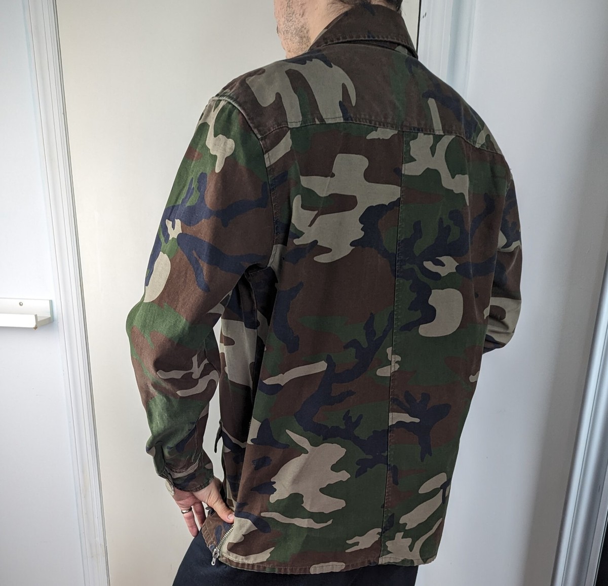 fear of god fog カモフラシャツ Men's Fog Fear Of God Collection One Camo Jacket Shirt Woodland | eBay