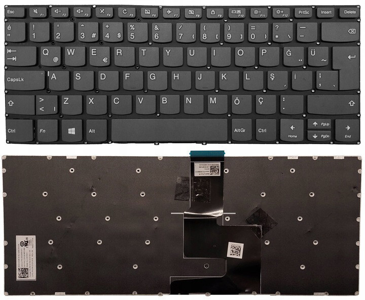 TURKISH KEYBOARD Lenovo IdeaPad S340-14IW V330-14ISK Yoga 520