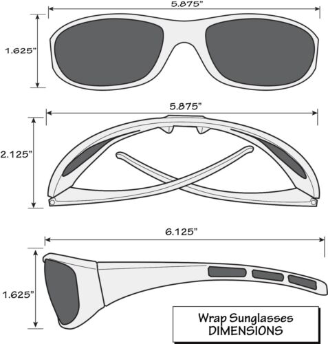 Green Bay Packers Wrap Sunglasses Officially Licensed - Picture 3 of 3