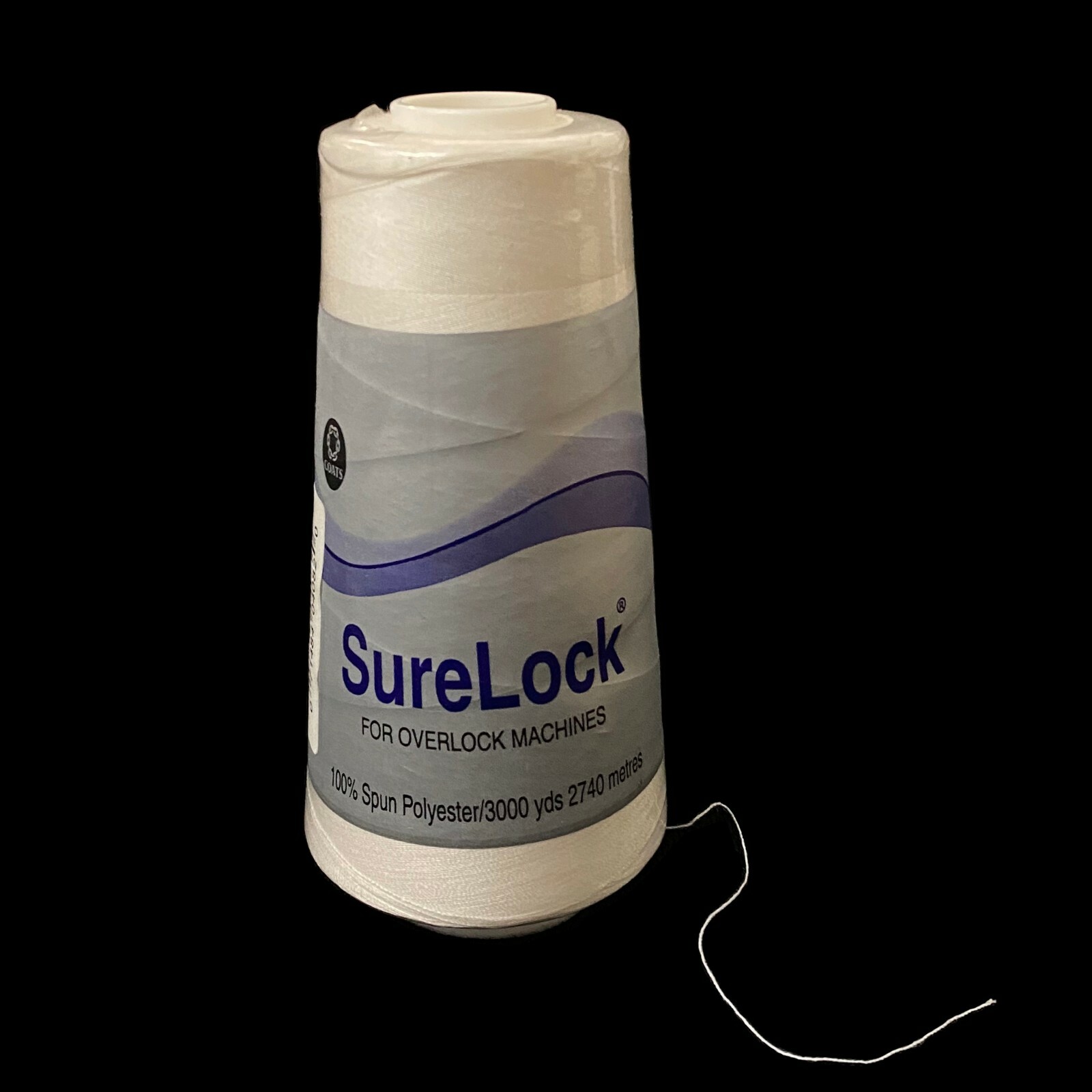 SureLock 100% Spun Polyester Thread for Overlock Machine 3000 yd Winter ...