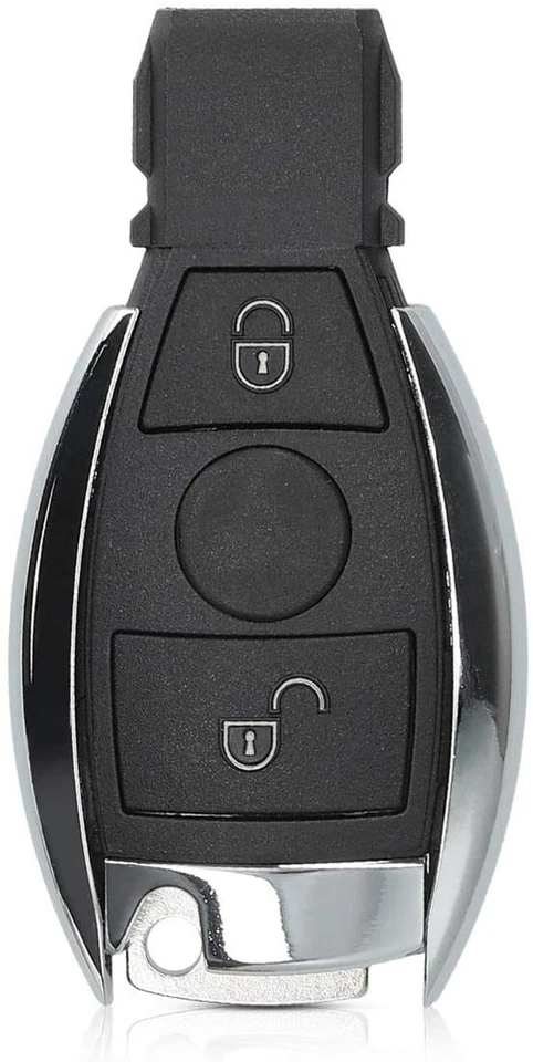 🇮🇹 GUSCIO CHIAVE COVER TELECOMANDO 2 TASTI COMPATIBILE PER MERCEDES CLASSE A B - Immagine 3 di 4