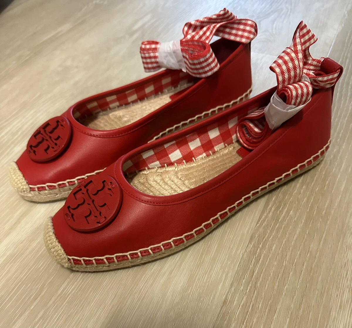 Tory burch red espadrille clearance