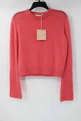 NWT Brock Collection sweater womens XS cashmere kendall knit pink rose jumper