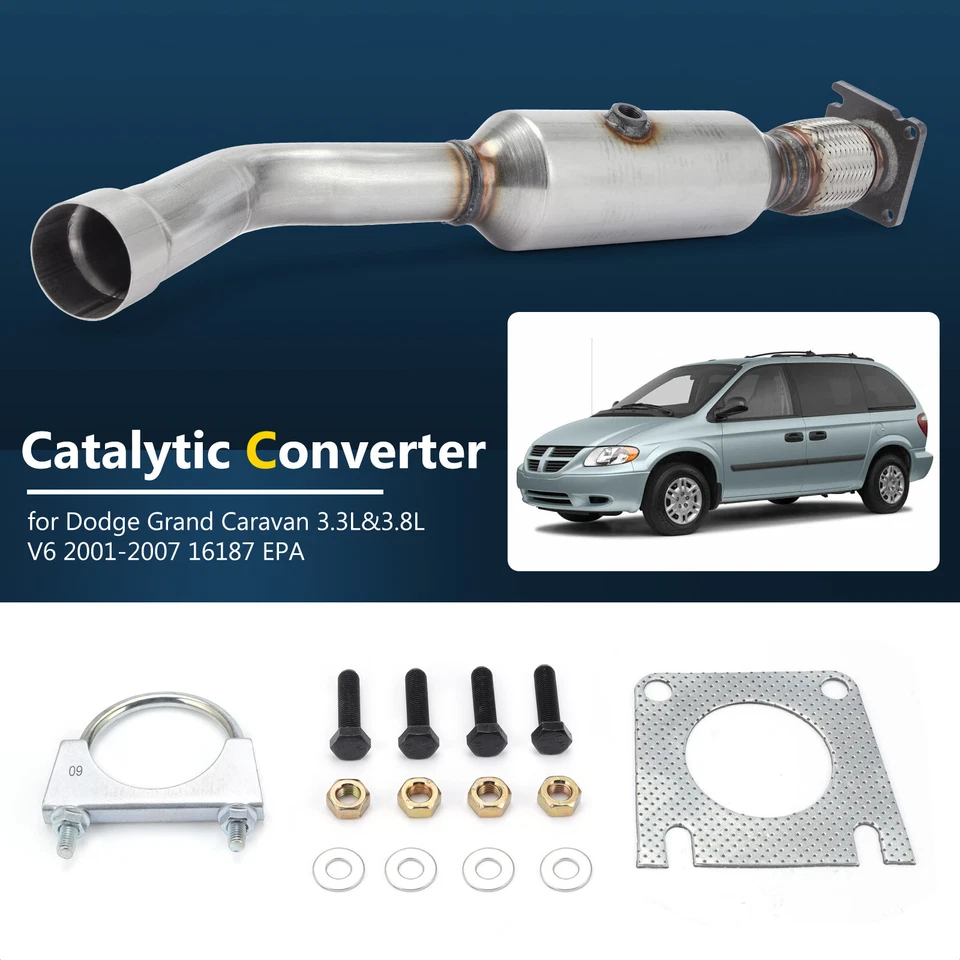 Catalytic Converter For Dodge Grand Caravan/Chrysler Town 3.3L / 3.8L 2001-2007 Foto 3 de 4