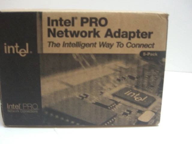 Intel Pro, 847743, Network Adapter (FOUR PACK / NO SOFTWARE) | eBay