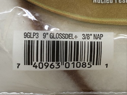 Lot Of (6) ArroWorthy 9GLP3 Glossdel Plus Paint Roller Cover 9” x 3/8” - Picture 3 of 3