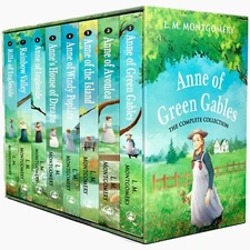 The Complete Anne of Green Gables Collection 8 Books Box Set NEW Paperback 2021