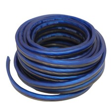 16 Gauge 20-Foot Speaker Wire Silver-Tinned Oxygen Free Copper Blue/Clear Kicker