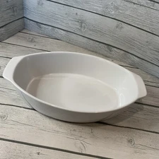 Threshold Baking Dish Oval Baker Stoneware 2.5qt Casserole Oven, Dishwasher Safe