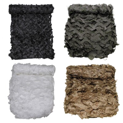 Tarnnetz Schwarz Militärisch 2.5x4.0m - 210D Oxford Tarnung Für Jagd & Camping