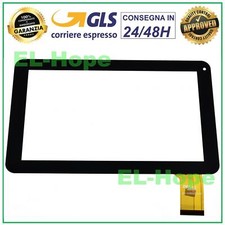 TOUCH SCREEN VETRO TABLET MAJESTIC TAB-192 3G FLATE LARGO DIGITIZER 9" NERO