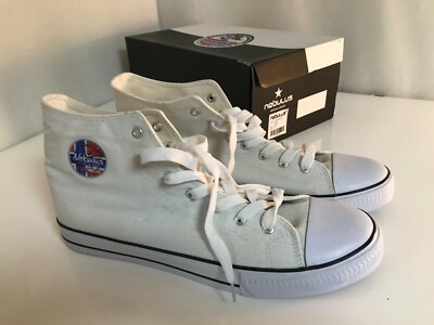 Herrenschuhe Nebulus Chucks Gr. 45 Sneaker (high) Jersey Weiß Vintage Top 