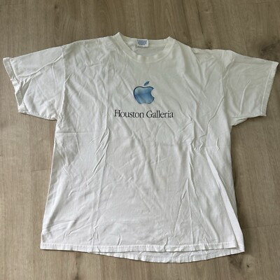 Mac Apple Tシャツ 企業物 ビンテージ ホワイト APPLE Mac アップル Tシャツ セール 企業物 白 大判 デカロゴ