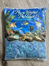 Pure Water Pebbles Aquarium Gravel Blue Lagoon 5 lbs 3.1-6.3 mm Grain