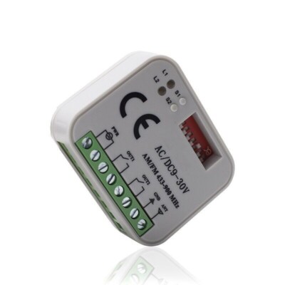 RX Universal Radio Receiver 433 or 900 12-30V AC DC Fixed Code Rolling Code