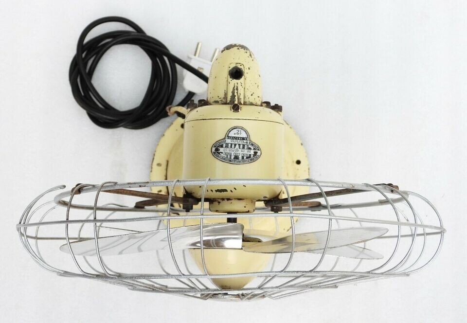 VINTAGE ANTIQUE LIMIT ENGLAND ELECTRIC TABLE FAN | eBay