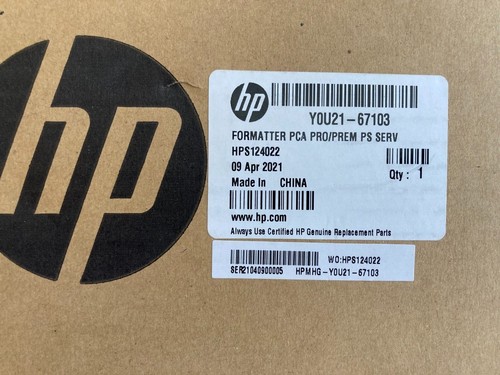 NUEVO PRECINTADO HP Y0U21-67103 Formateo PCA LÁTEX 800/800W (IVA INCLUIDO) - Imagen 2 de 2