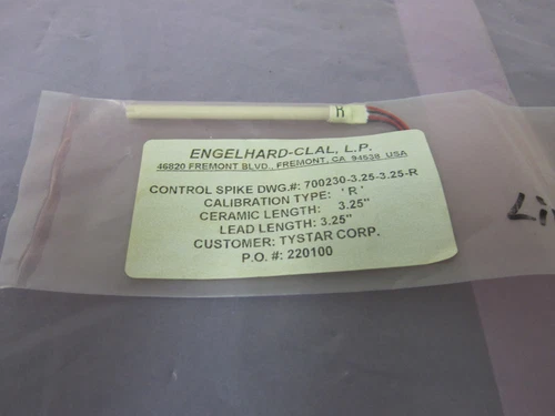 Engelhard-CLAL 700230, Type R, Dual TC Probe with Ceramic Sheath, 405927