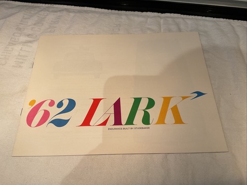 1962 Studebaker Lark 16-page Vintage Car Sales Brochure Catalog - Convertible