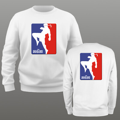 FISTFULL  Herren Sweatshirt ''Muay Thai'' Pullover Sweater Thaiboxen Kickboxen MMA