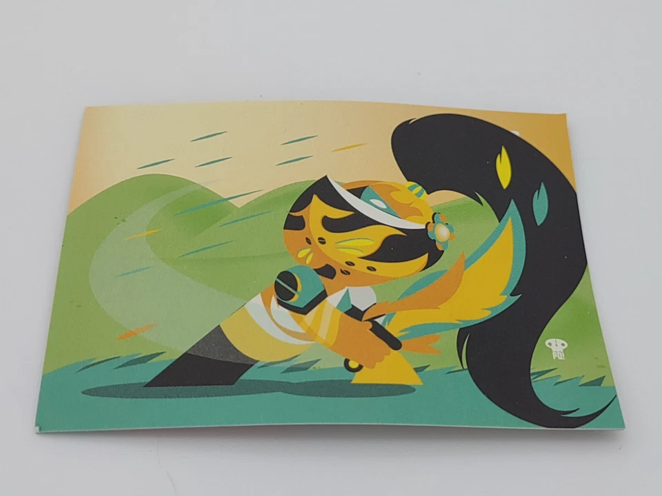 Kidrobot Dunny Art Of War Teal/Green Knight 3" Vinyl Figure Patricio Oliver 3/40 - Image 4 of 4