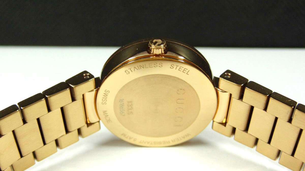 GUCCI腕時計　　YA133208/133.2 GP Gucci Interlocking Special Edition Grammy Black Dial Black Leather