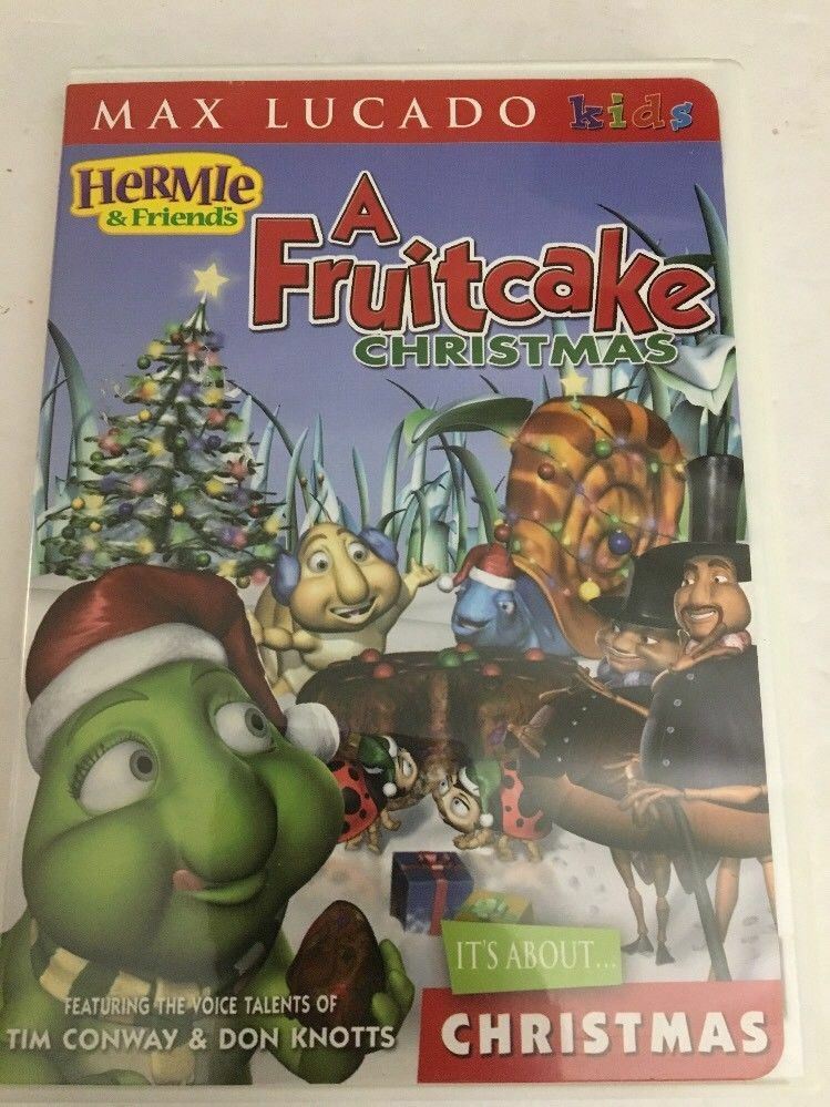 Hermie & Friends-A Fruitcake Christmas DVD-Max Lucado Kids-TESTED