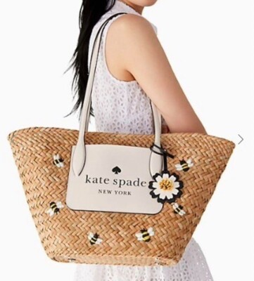 バッグ Kate Spade Honey Bee Tote Bag kate spade new york Honey Bee Tote Bag Honey Bee Tote Basket